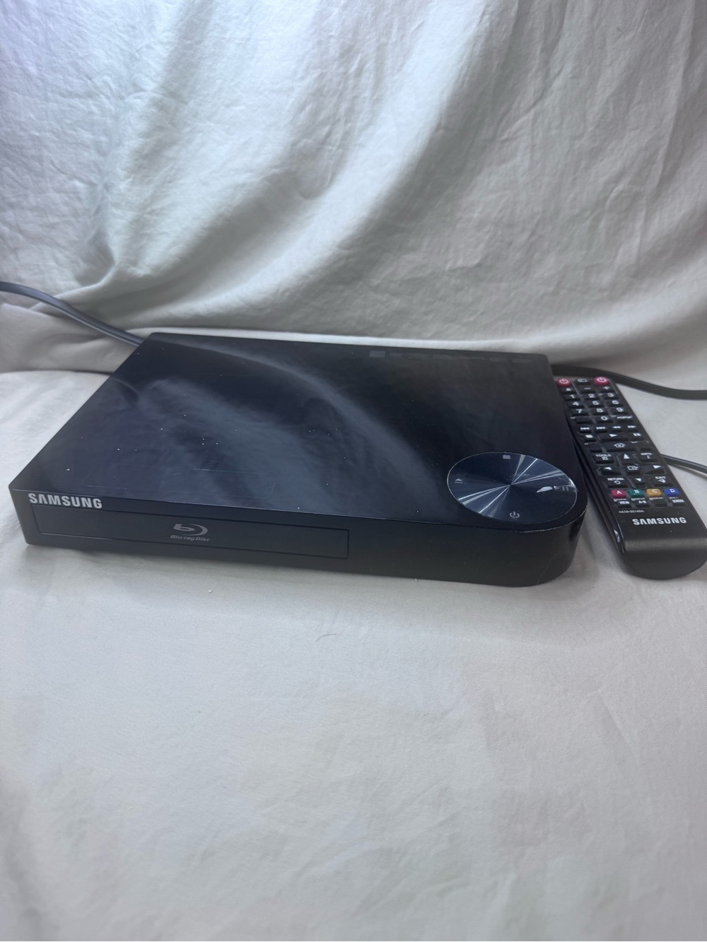 Samsung Black Blu-ray Player with Remote Control